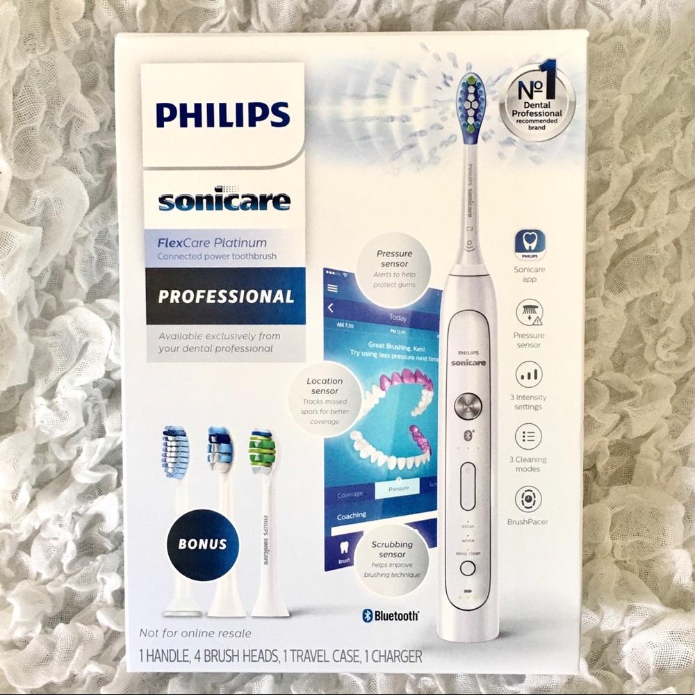 New Sonicare FlexCare Platinum Electric Toothbrush
